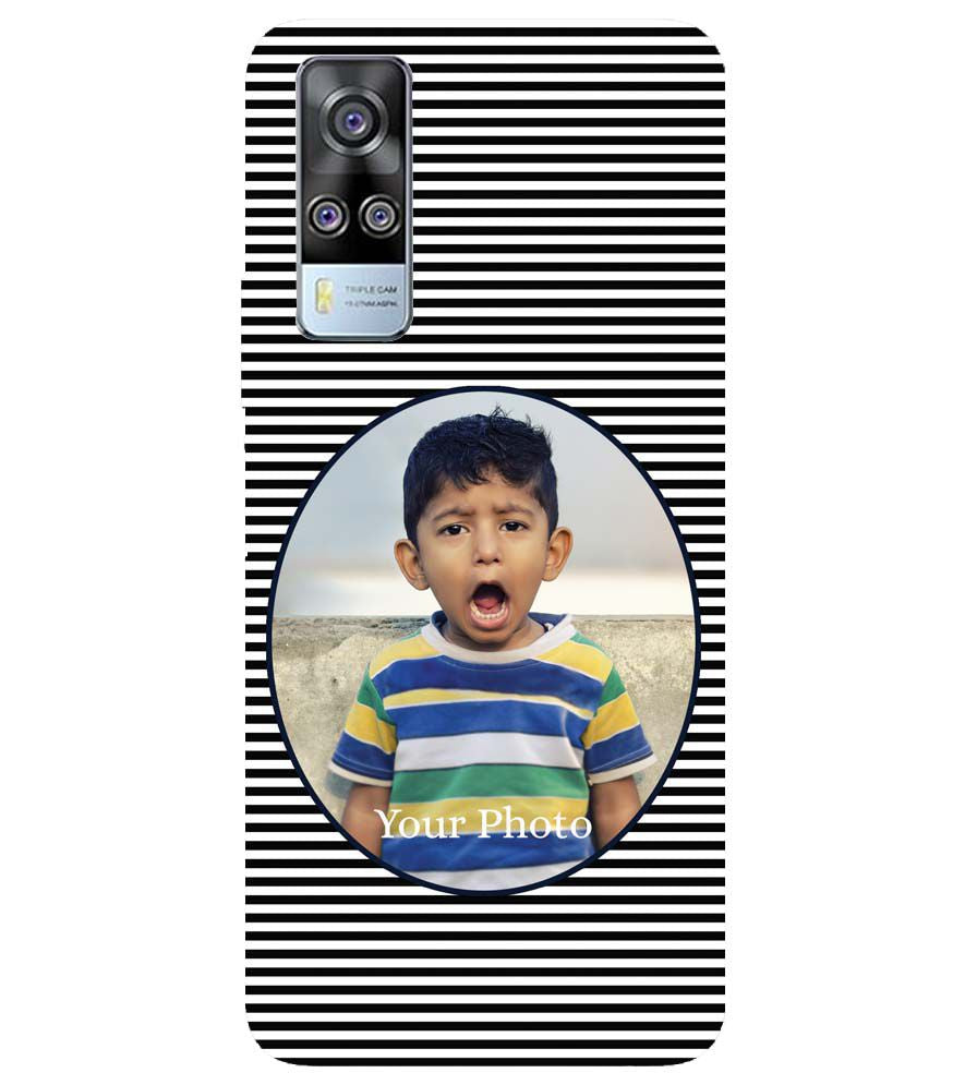 A0509-Stripes and Photo Back Cover for vivo Y51 (2020, December)