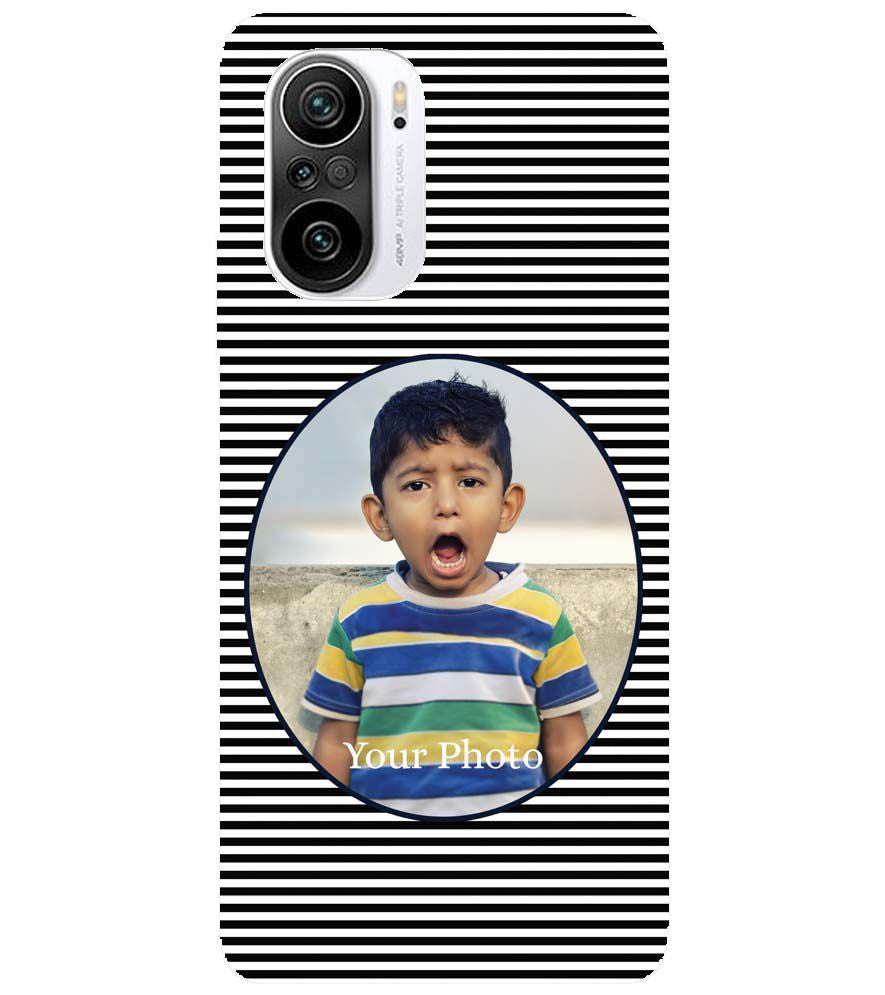 A0509-Stripes and Photo Back Cover for Xiaomi Redmi K40