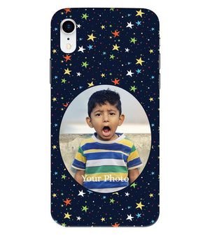 A0510-Stars and Photo Back Cover for Apple iPhone XR