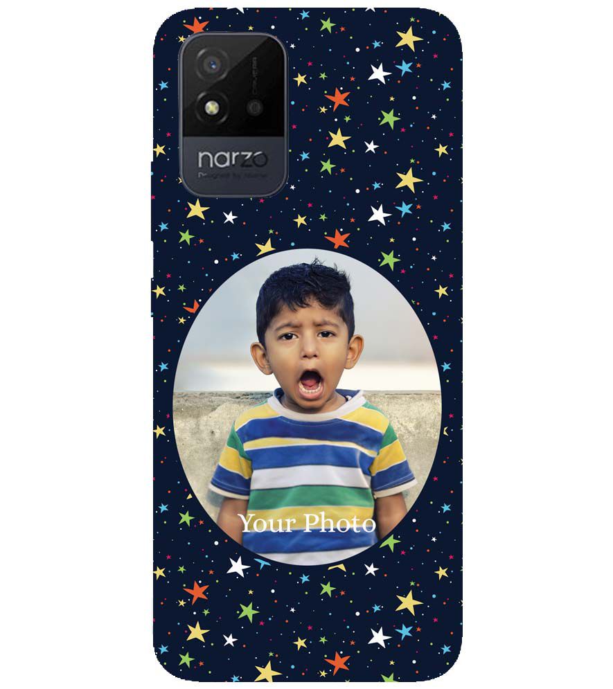 A0510-Stars and Photo Back Cover for Realme Narzo 50i