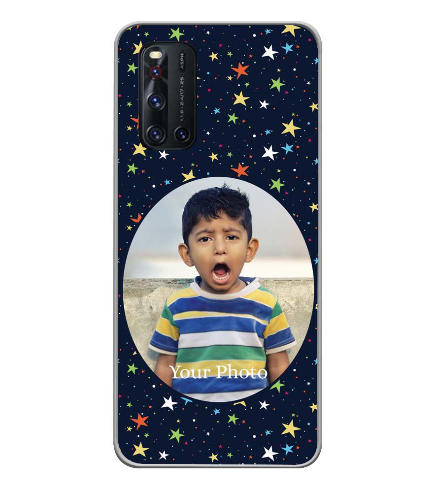 A0510-Stars and Photo Back Cover for Vivo V19