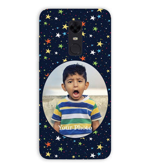 A0510-Stars and Photo Back Cover for Xiaomi Redmi Note 5