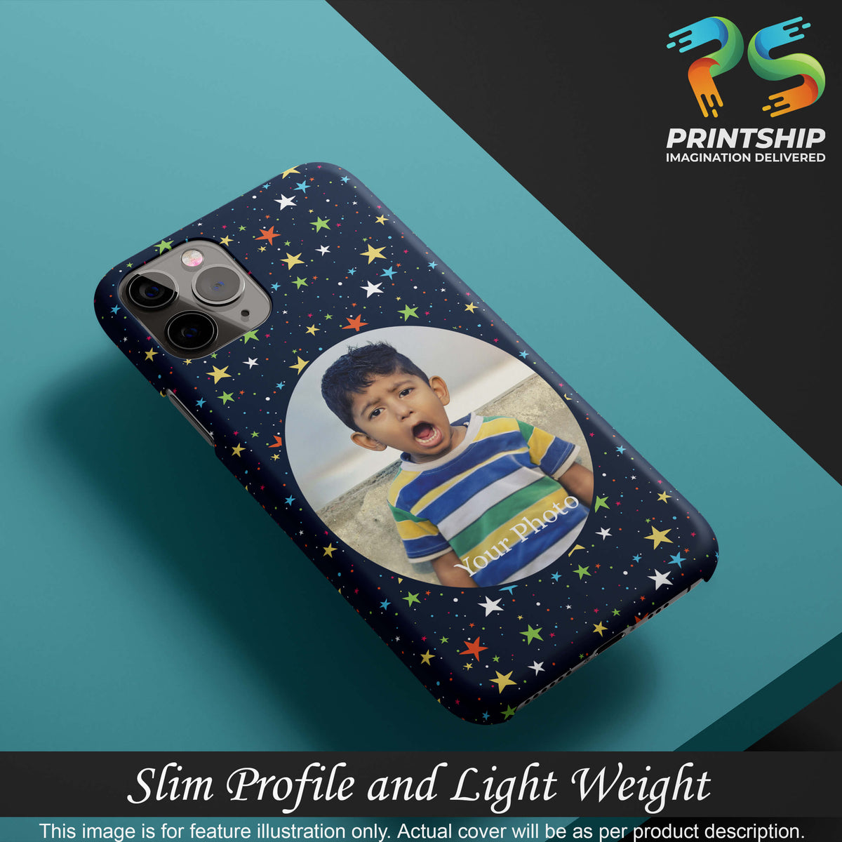 A0510-Stars and Photo Back Cover for Vivo V17 Pro-Image4