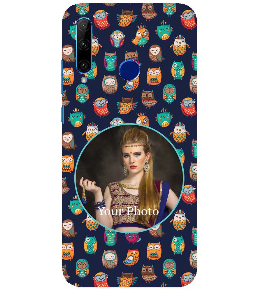 A0512-Owly Pattern Photo Back Cover for Huawei Honor 10i