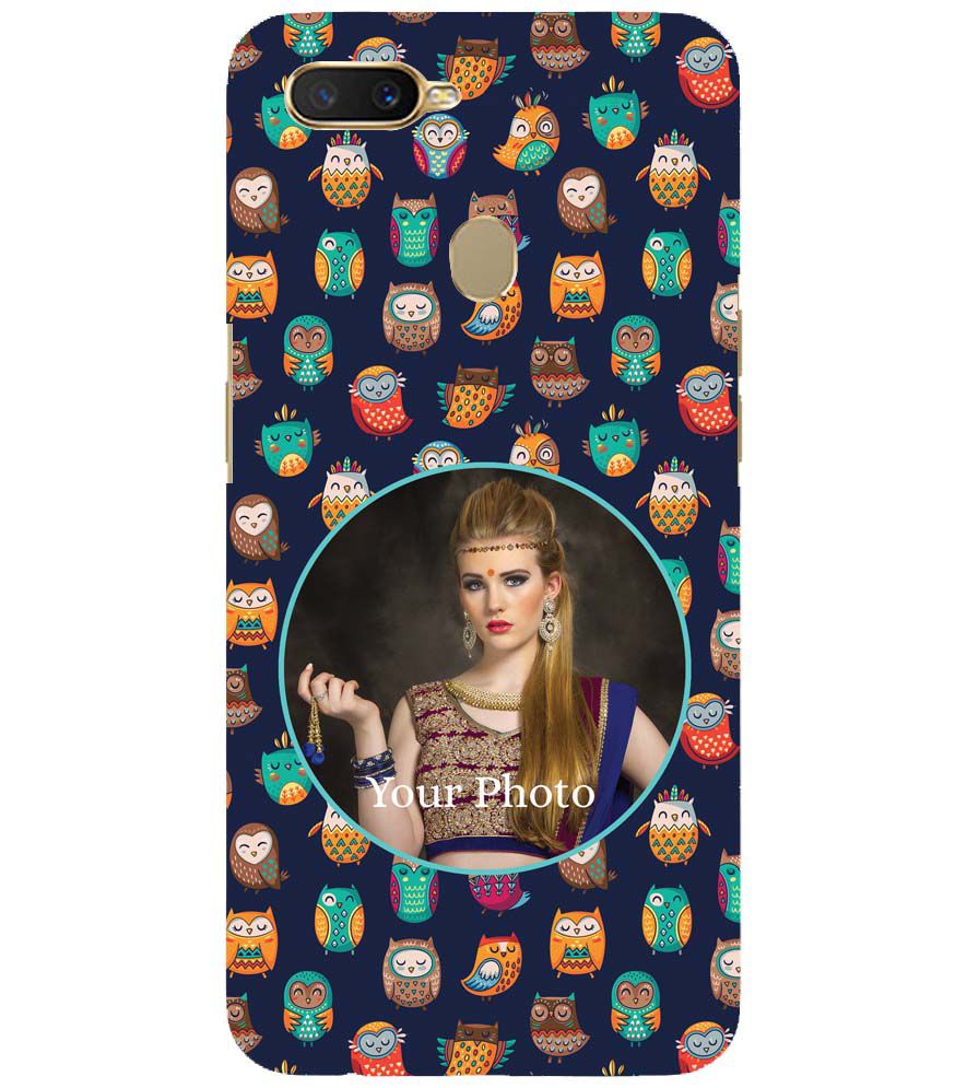 A0512-Owly Pattern Photo Back Cover for Oppo A11K