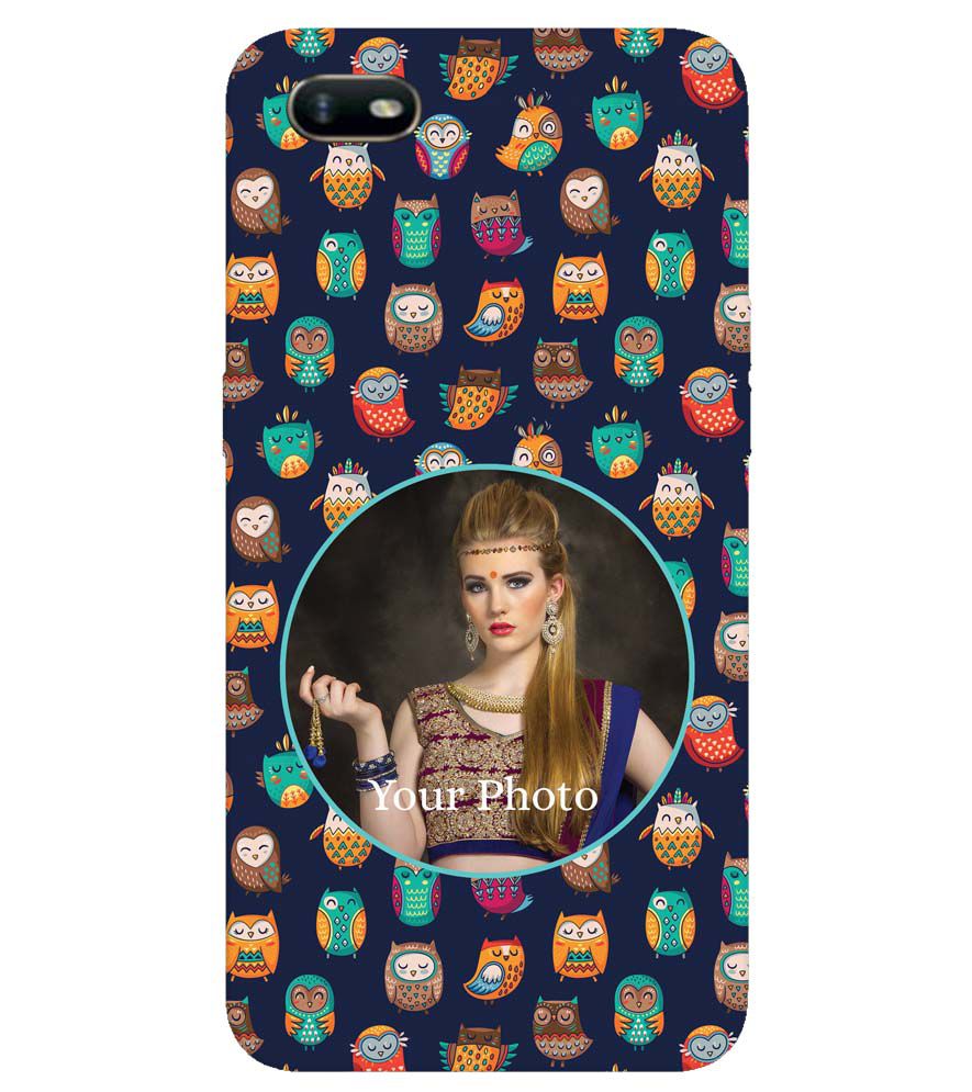 A0512-Owly Pattern Photo Back Cover for Oppo A1k