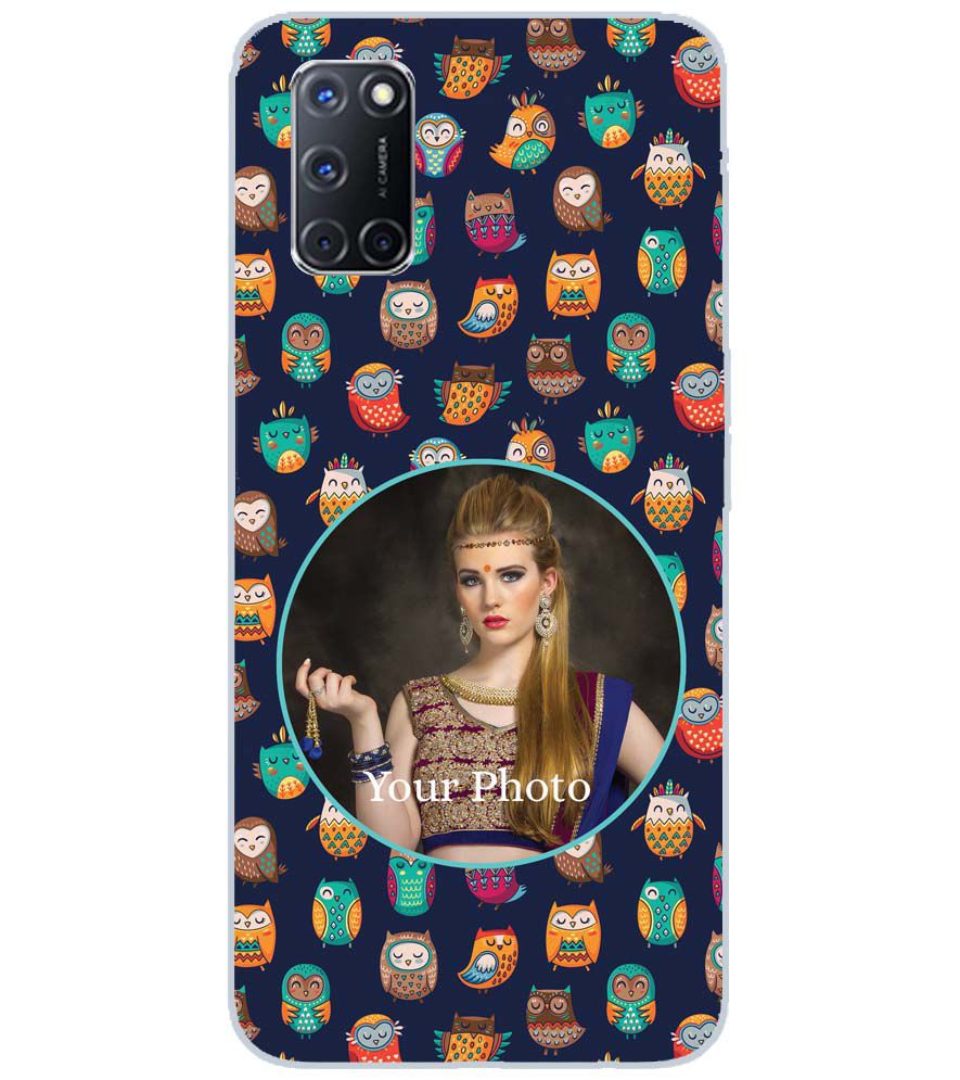 A0512-Owly Pattern Photo Back Cover for Oppo A72