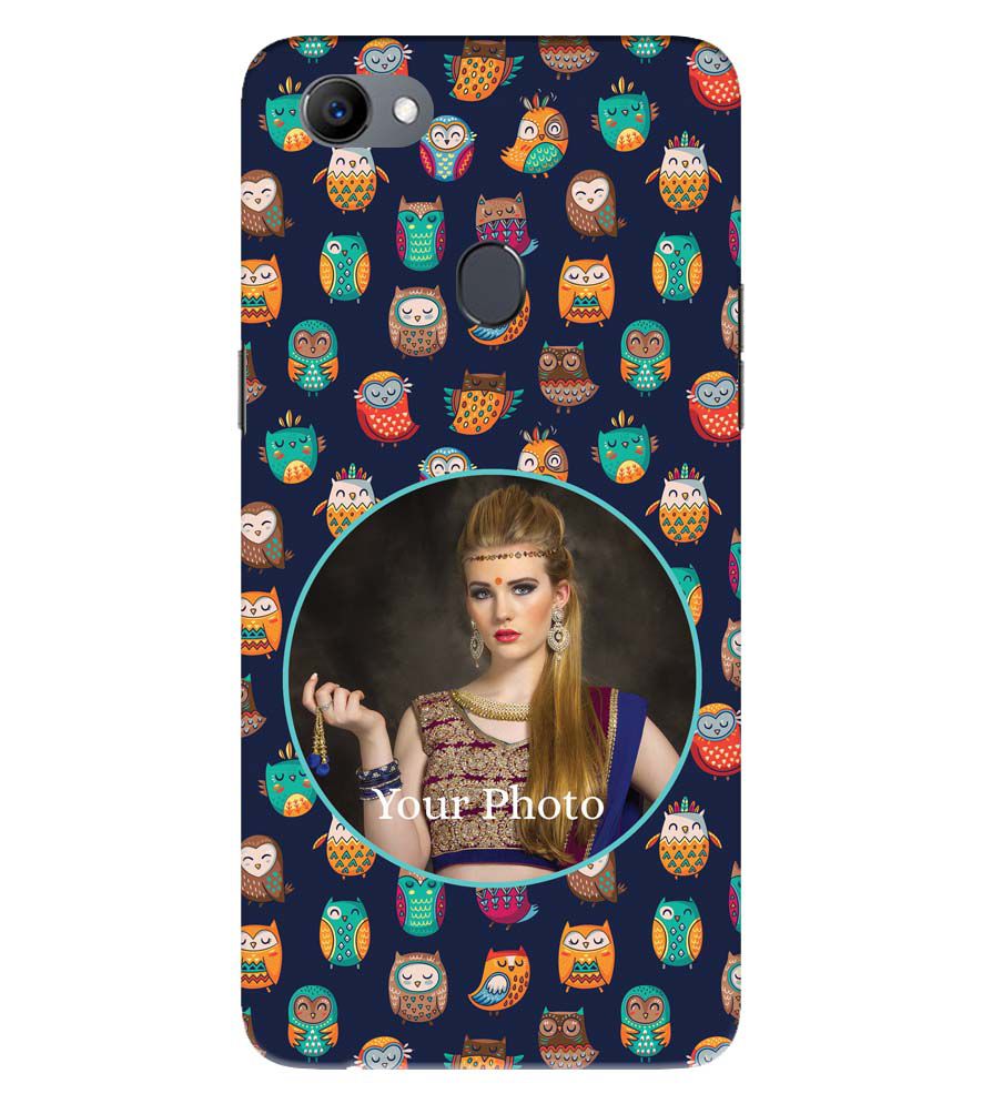 A0512-Owly Pattern Photo Back Cover for Oppo F5 Plus