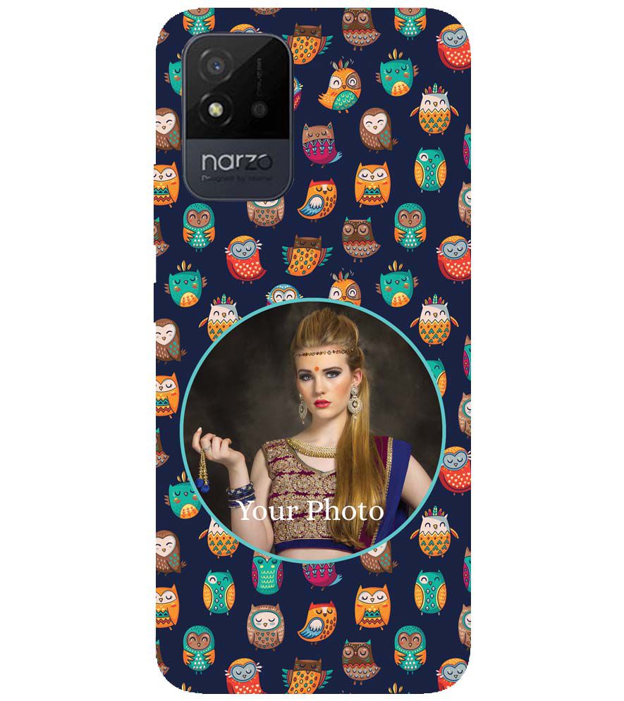 A0512-Owly Pattern Photo Back Cover for Realme Narzo 50i