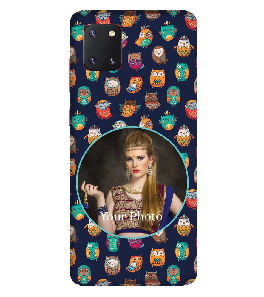 A0512-Owly Pattern Photo Back Cover for Samsung Galaxy Note10 Lite