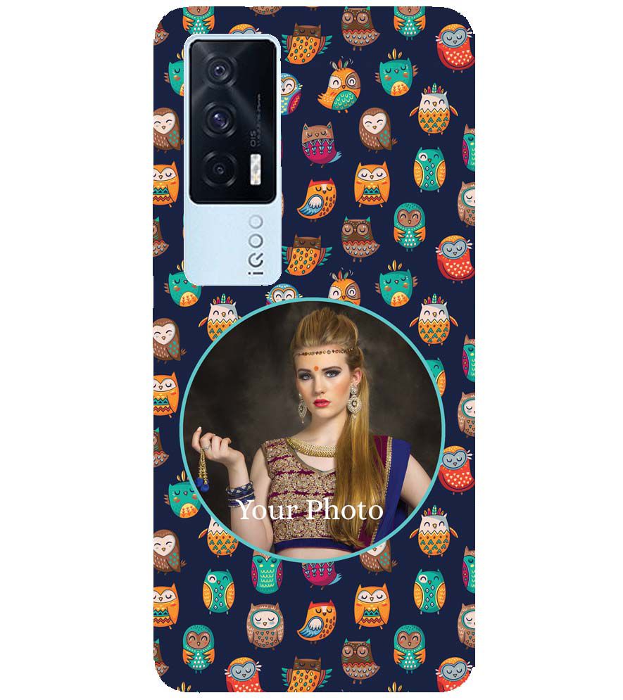 A0512-Owly Pattern Photo Back Cover for vivo iQOO 7