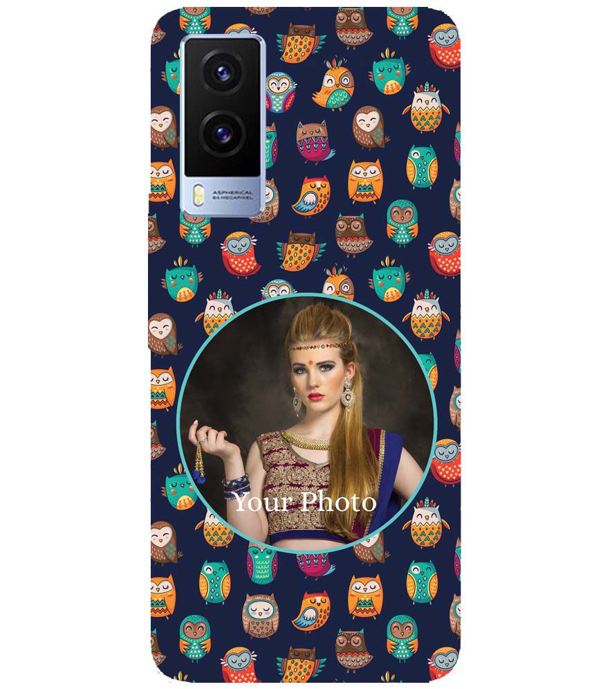 A0512-Owly Pattern Photo Back Cover for Vivo V21e 5G