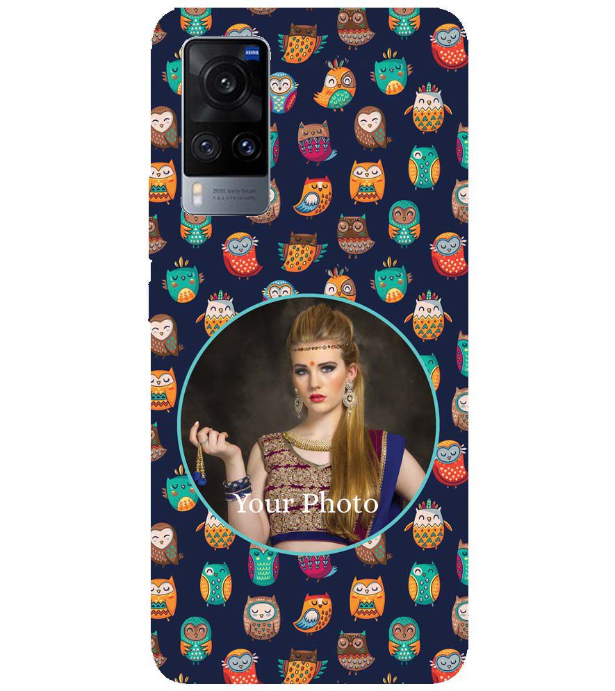 A0512-Owly Pattern Photo Back Cover for vivo X60