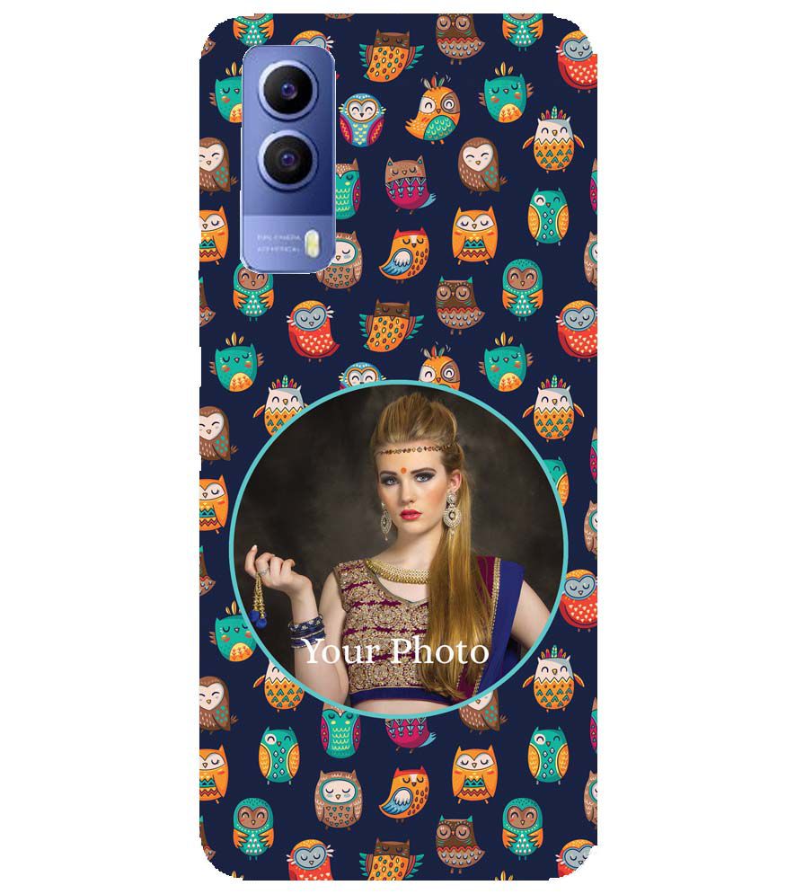 A0512-Owly Pattern Photo Back Cover for vivo Y53s