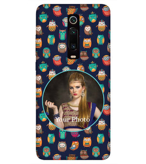 A0512-Owly Pattern Photo Back Cover for Xiaomi Redmi K20 and K20 Pro