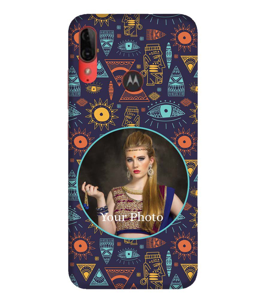 A0513-Traditional Pattern Photo Back Cover for Motorola Moto E6s