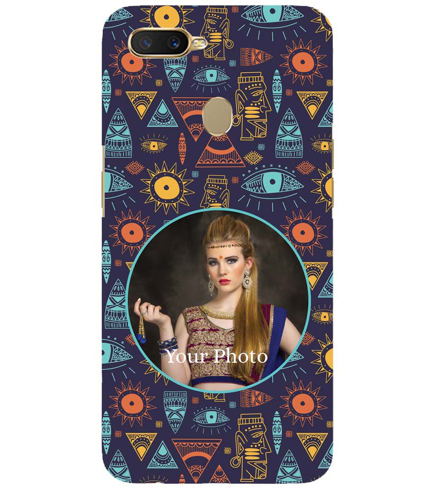 A0513-Traditional Pattern Photo Back Cover for Oppo A11K