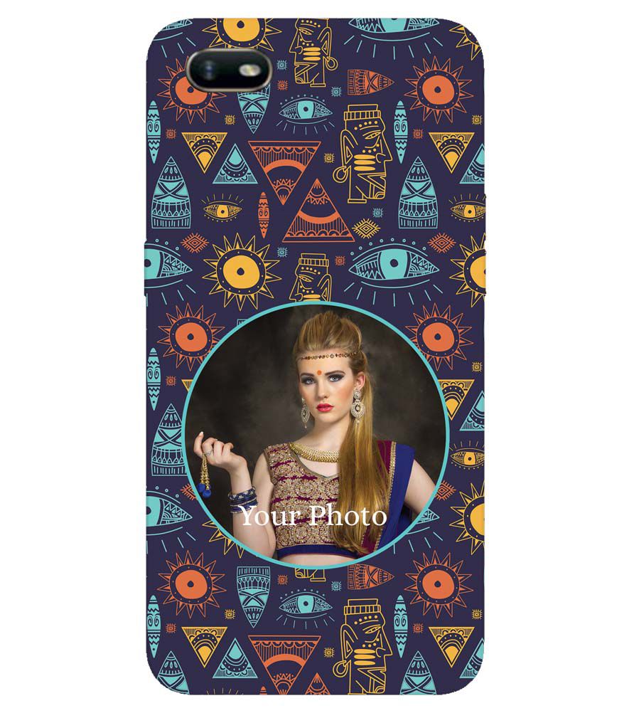 A0513-Traditional Pattern Photo Back Cover for Oppo A1k
