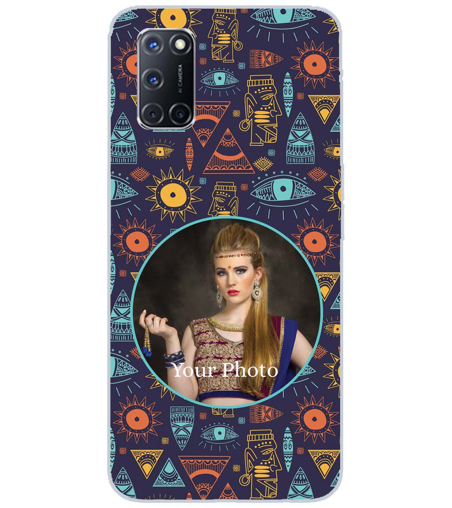 A0513-Traditional Pattern Photo Back Cover for Oppo A72