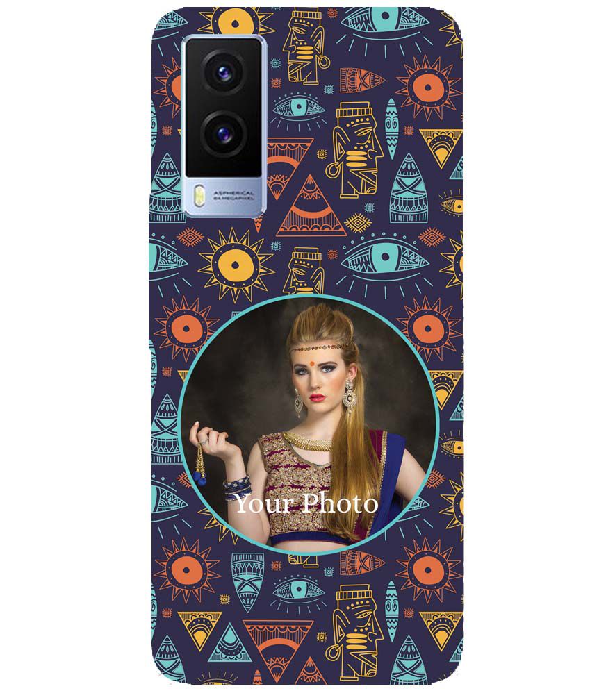 A0513-Traditional Pattern Photo Back Cover for Vivo V21e 5G