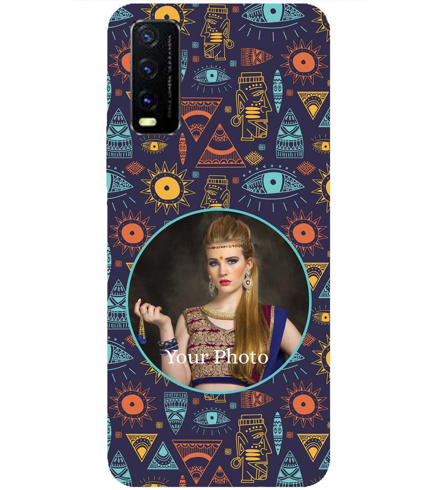 A0513-Traditional Pattern Photo Back Cover for vivo Y20s