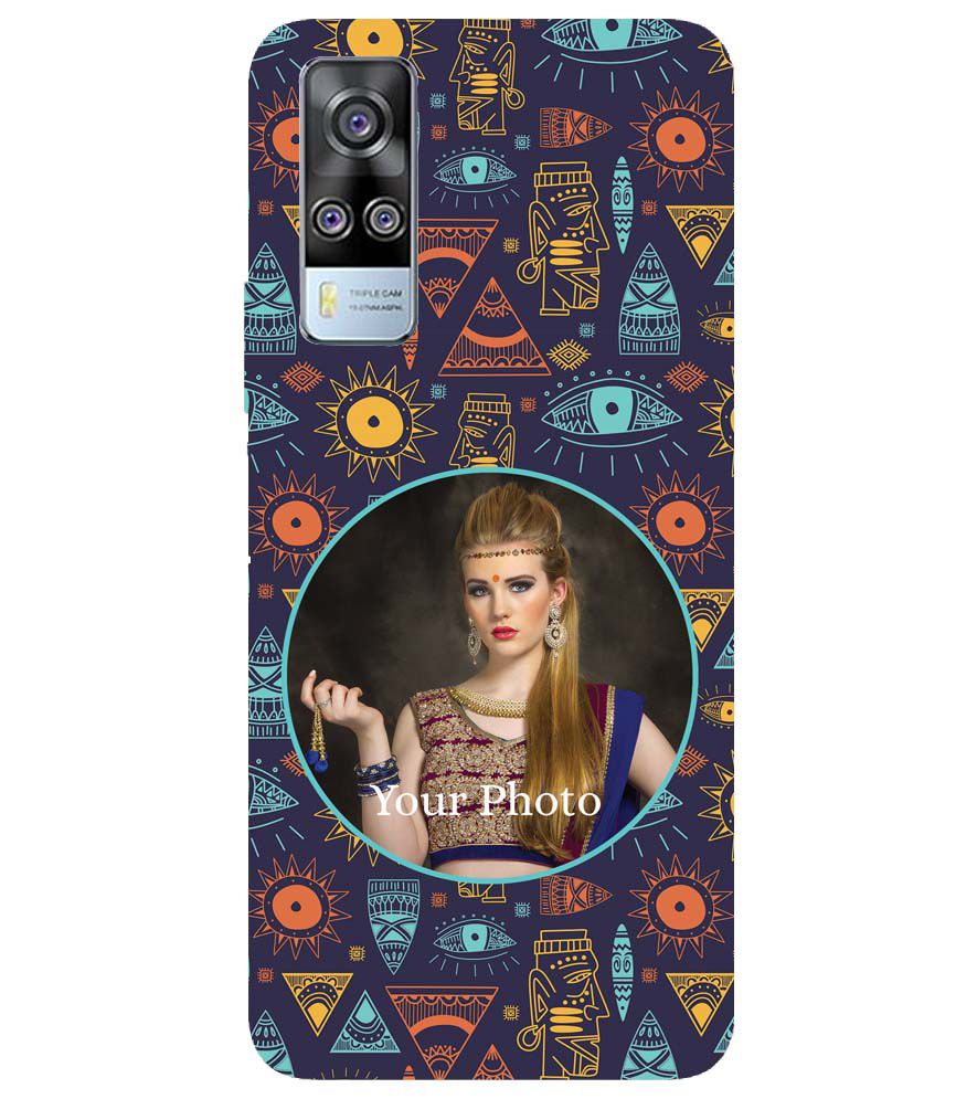 A0513-Traditional Pattern Photo Back Cover for vivo Y51 (2020, December)