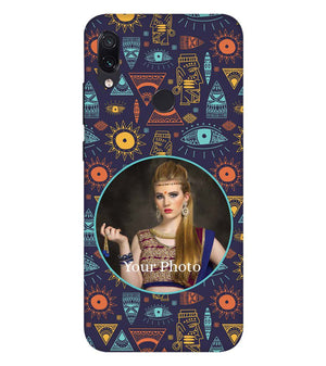 A0513-Traditional Pattern Photo Back Cover for Xiaomi Redmi Note 7