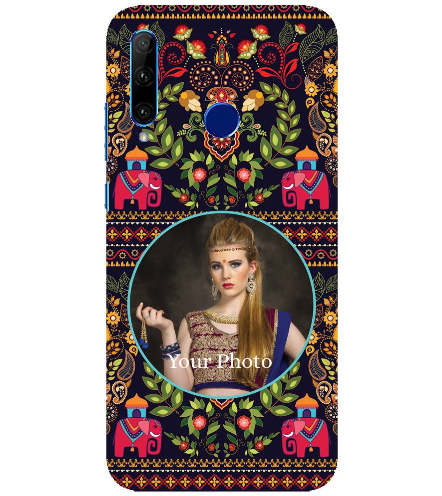 A0514-Mughal Pattern Photo Back Cover for Huawei Honor 10i
