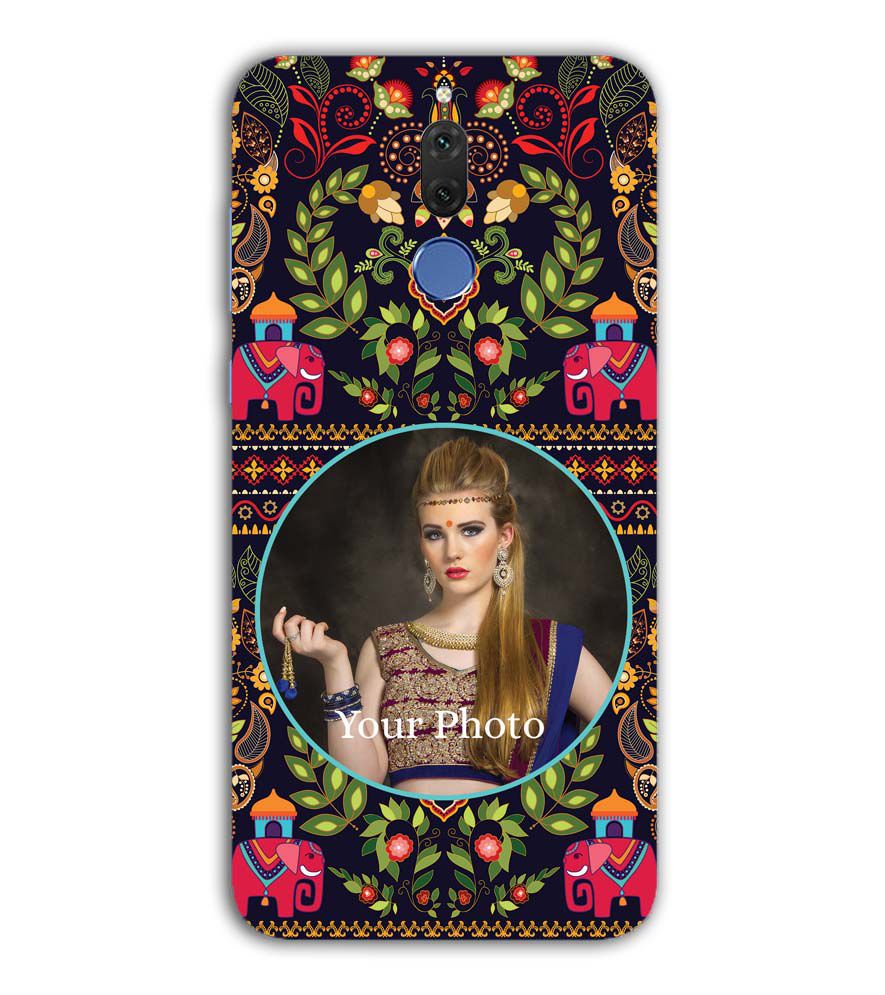 A0514-Mughal Pattern Photo Back Cover for Huawei Nova 2i