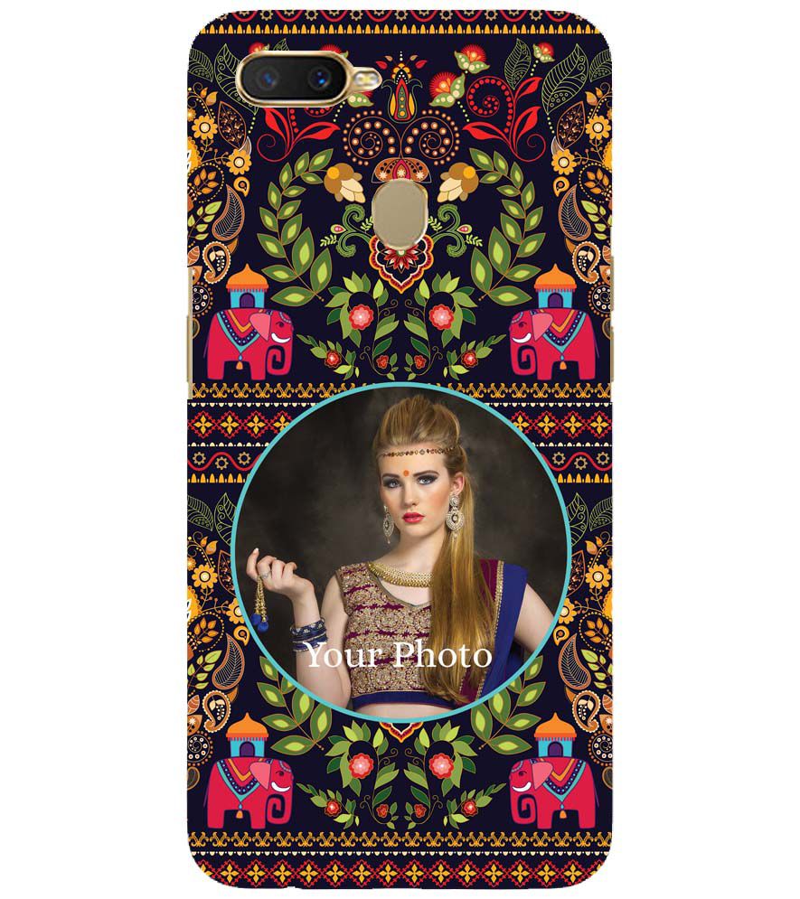 A0514-Mughal Pattern Photo Back Cover for Oppo A11K
