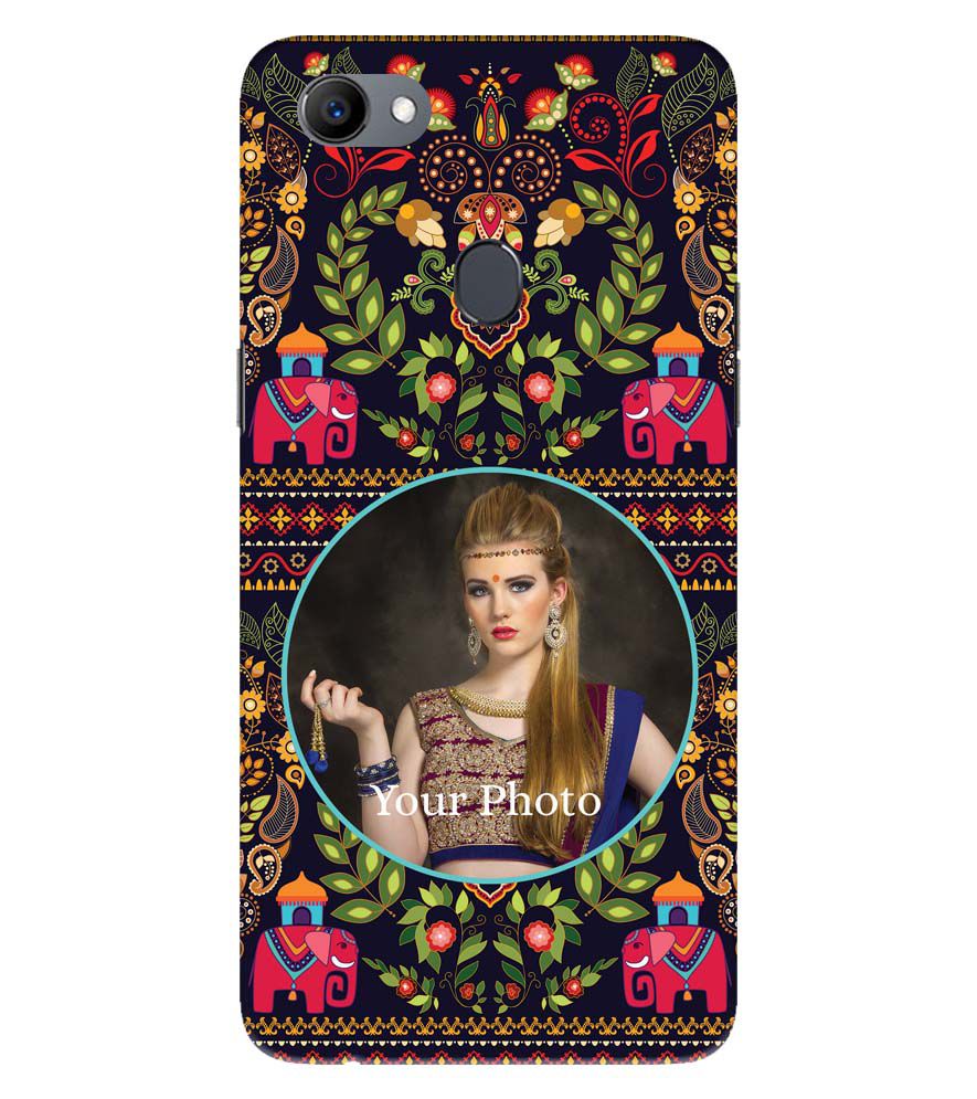A0514-Mughal Pattern Photo Back Cover for Oppo F5 Plus