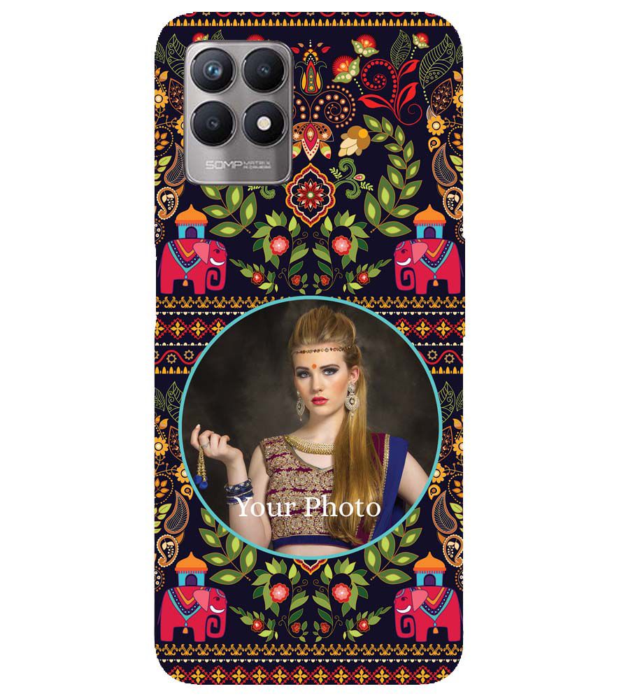 A0514-Mughal Pattern Photo Back Cover for Realme Narzo 50