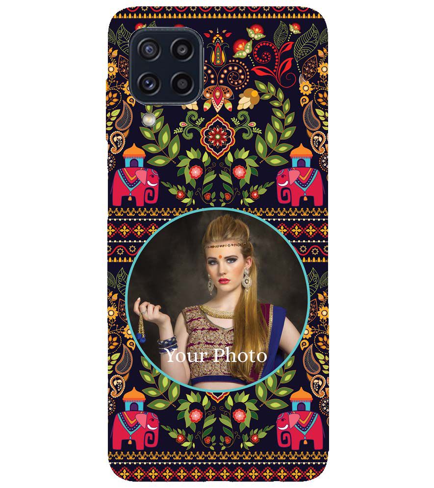 A0514-Mughal Pattern Photo Back Cover for Samsung Galaxy M32 Prime