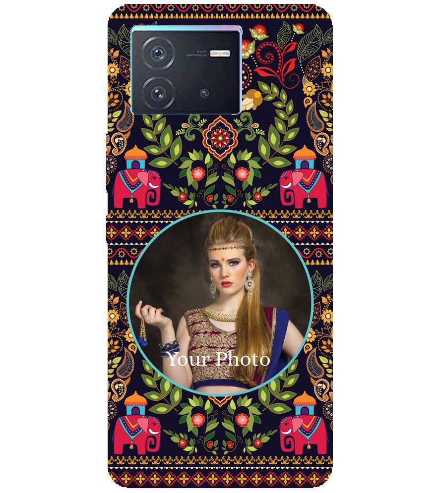 A0514-Mughal Pattern Photo Back Cover for vivo iQOO Neo 6