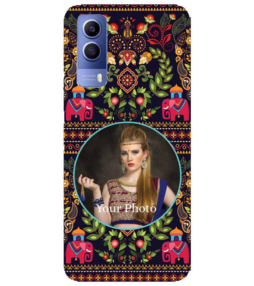 A0514-Mughal Pattern Photo Back Cover for vivo Y53s