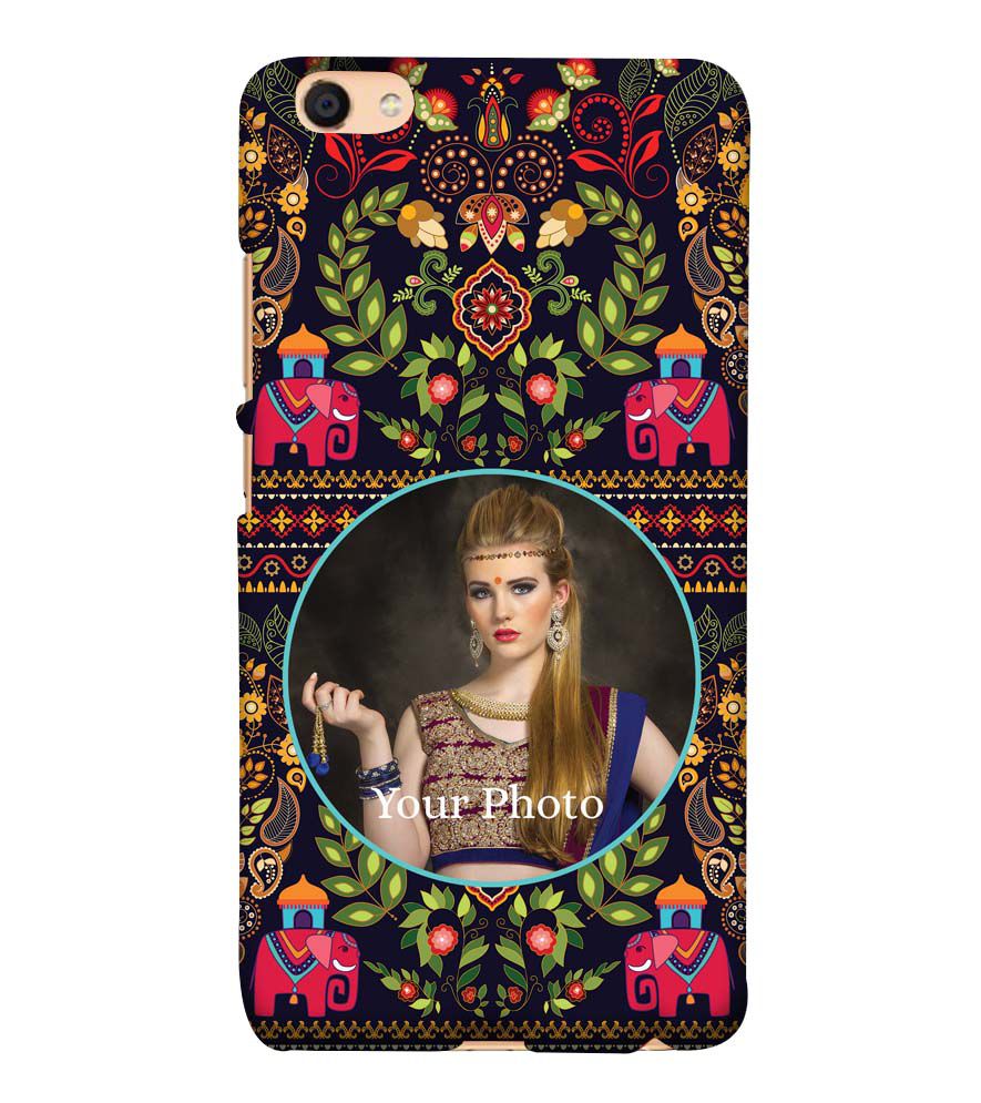 A0514-Mughal Pattern Photo Back Cover for vivo Y55s