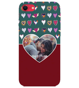 A0516-Hearts Photo Back Cover for Apple iPhone SE (2020)