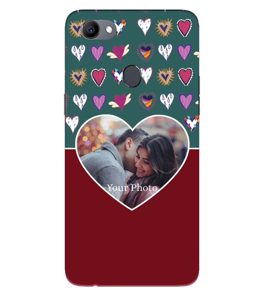 A0516-Hearts Photo Back Cover for Oppo F5 Plus