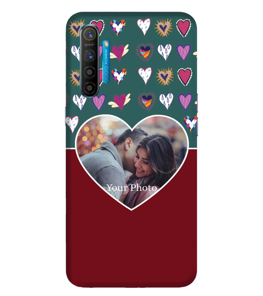 A0516-Hearts Photo Back Cover for Realme X2
