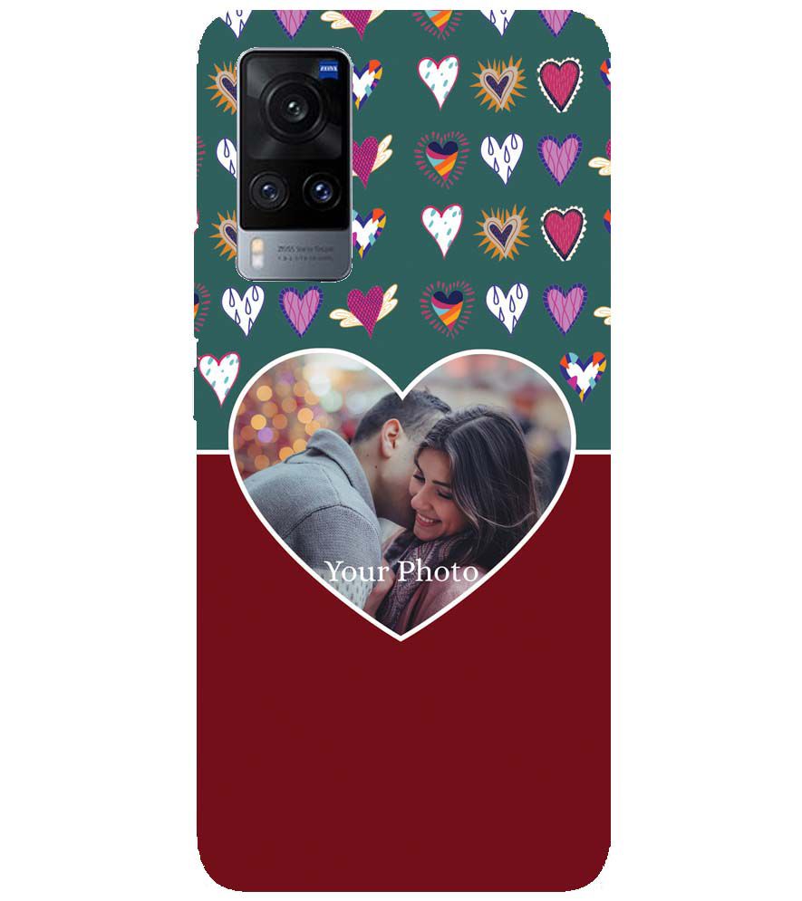 A0516-Hearts Photo Back Cover for vivo X60