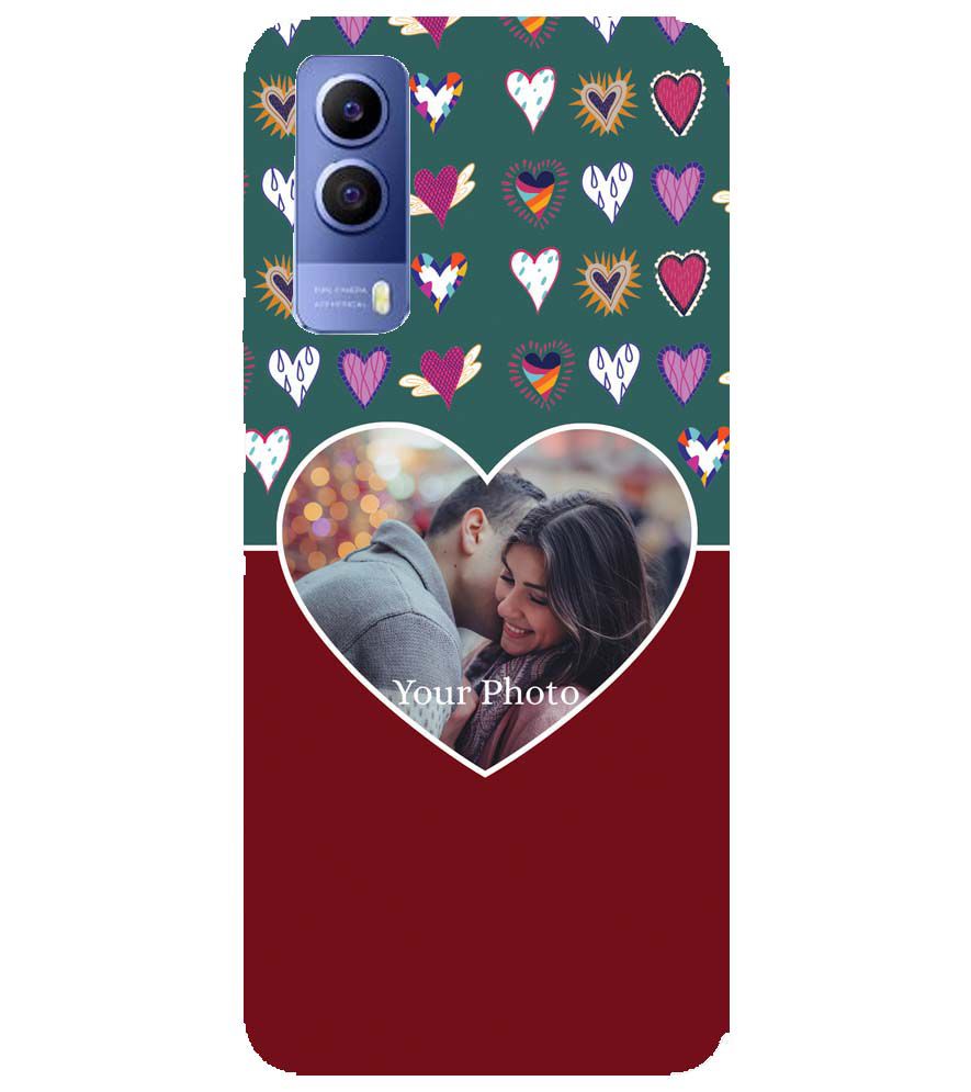 A0516-Hearts Photo Back Cover for vivo Y53s