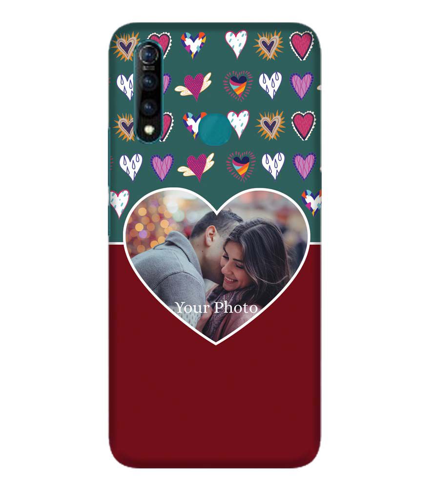 A0516-Hearts Photo Back Cover for Vivo Z1 Pro