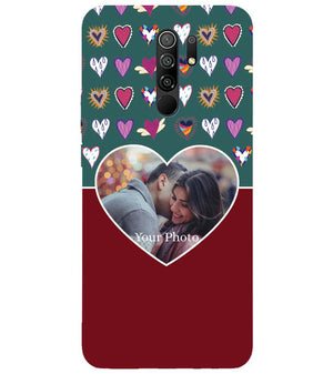 A0516-Hearts Photo Back Cover for Xiaomi Redmi 9 Prime