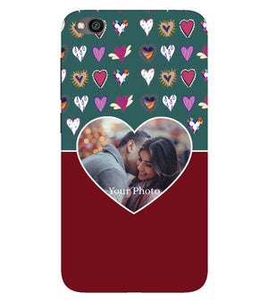 A0516-Hearts Photo Back Cover for Xiaomi Redmi Go