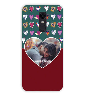 A0516-Hearts Photo Back Cover for Xiaomi Redmi Note 5