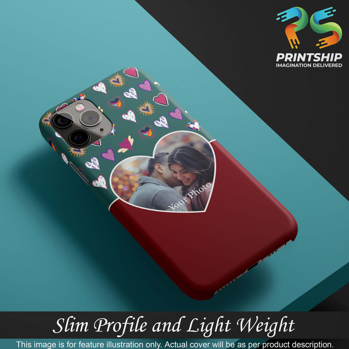 A0516-Hearts Photo Back Cover for Xiaomi Redmi 9 Prime-Image4