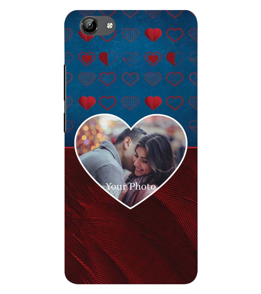 A0517-Blue Hearts Photo Back Cover for Vivo Y71i