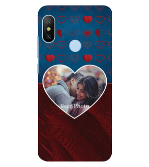 A0517-Blue Hearts Photo Back Cover for Xiaomi Redmi A2