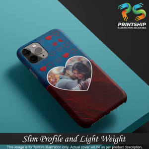 A0517-Blue Hearts Photo Back Cover for Xiaomi Redmi Note 7-Image4