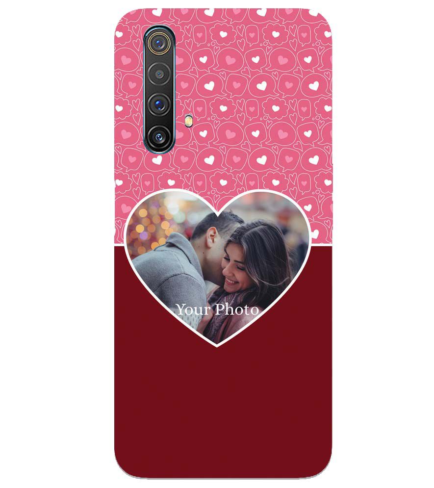 A0518-Pink Hearts Photo Back Cover for Realme X3 SuperZoom